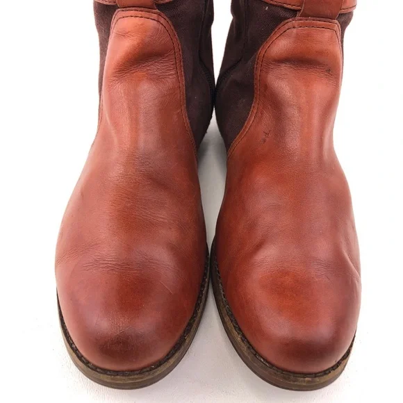 Patagonia Addie Rider Brown Leather Tall Riding Boots 9.5 - Picture 13 of 16